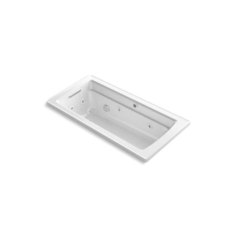 Archer® 66'' x 32'' drop-in Heated BubbleMassage™ air bath with whirlpool-shop