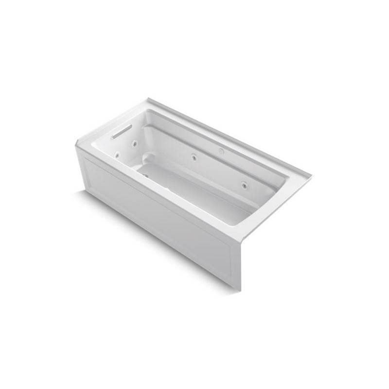 Archer® 66'' x 32'' integral apron Heated BubbleMassage™ air bath and whirlpool w-related