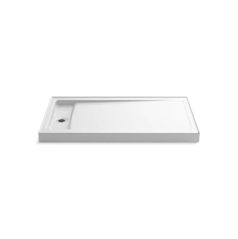 Bellwether® 60'' x 34'' single-threshold shower base with left center drain-related