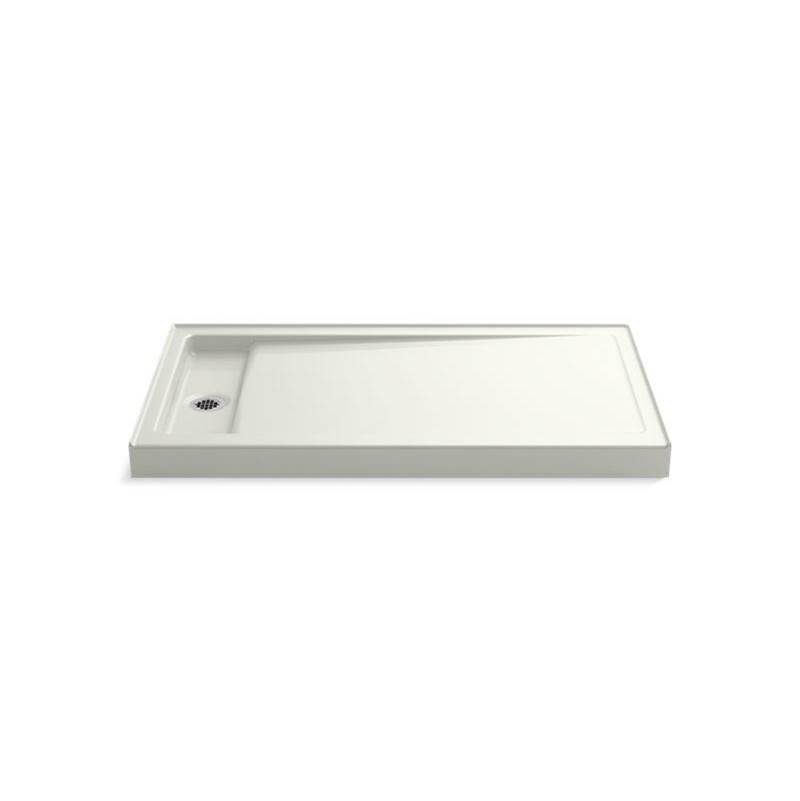 Bellwether® 60'' x 34'' single-threshold shower base with left center drain-shop