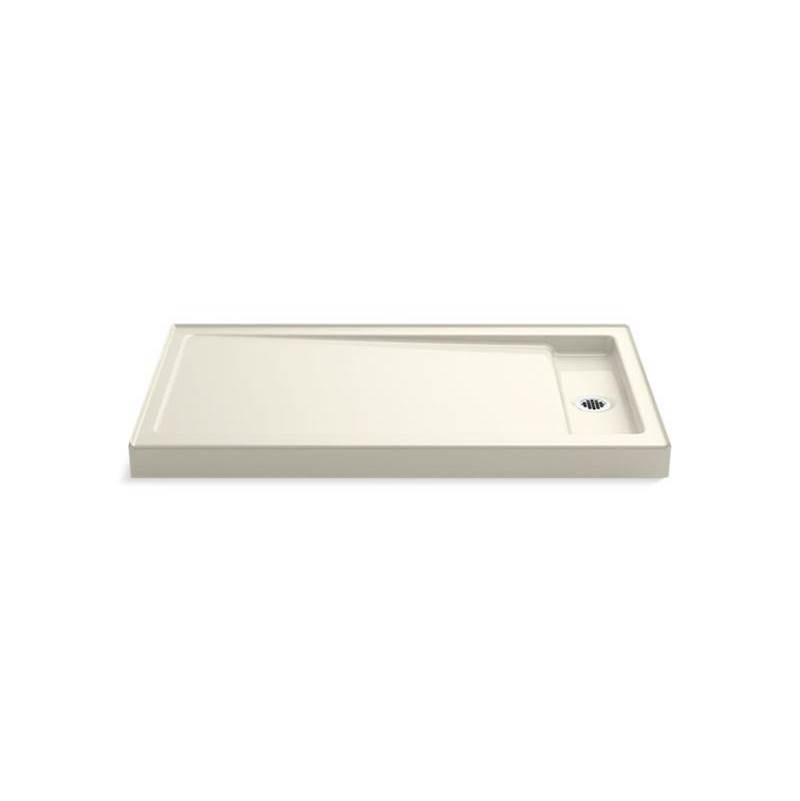 Bellwether® 60'' x 34'' single-threshold shower base with right center drain-shop