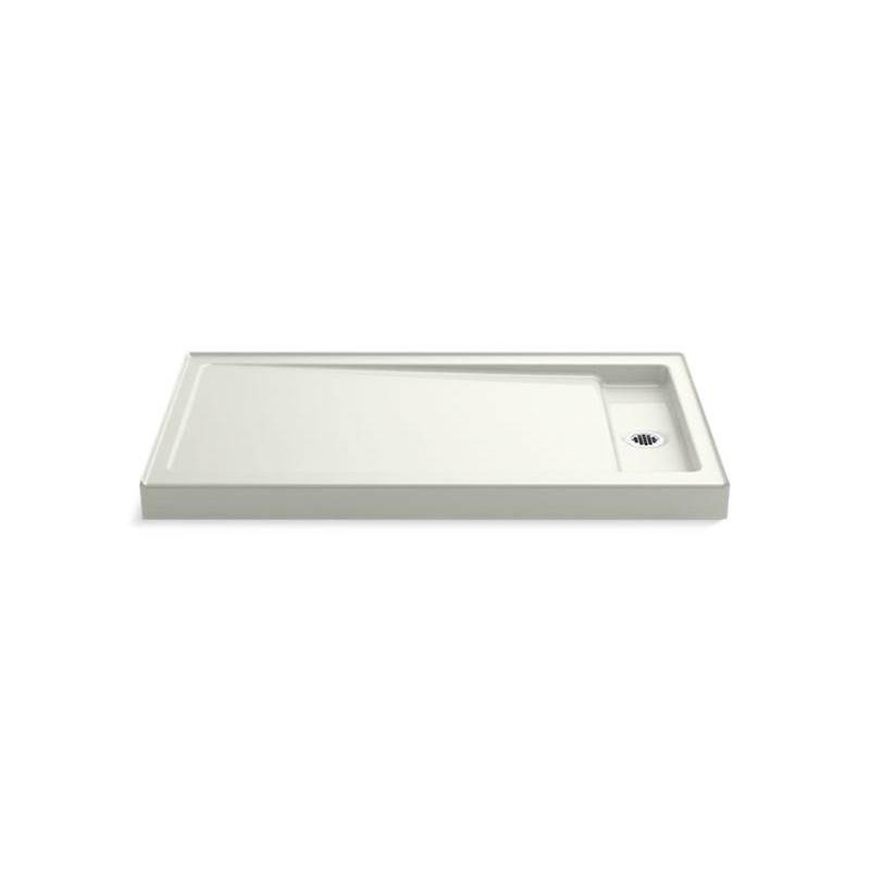 Bellwether® 60'' x 34'' single-threshold shower base with right center drain-related
