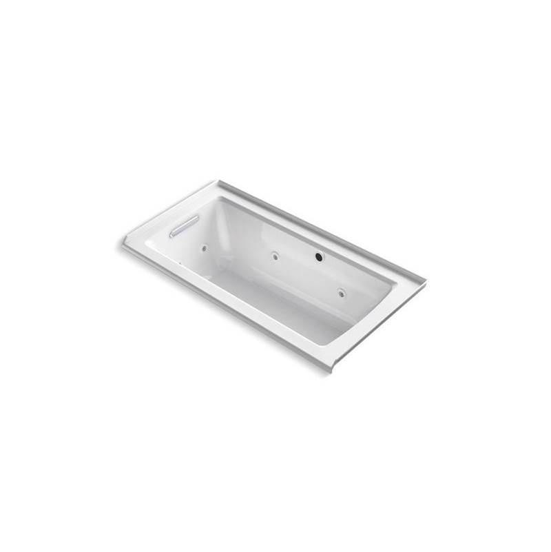 Archer® 60'' x 30'' alcove whirlpool bath with Bask® heated surface-shop