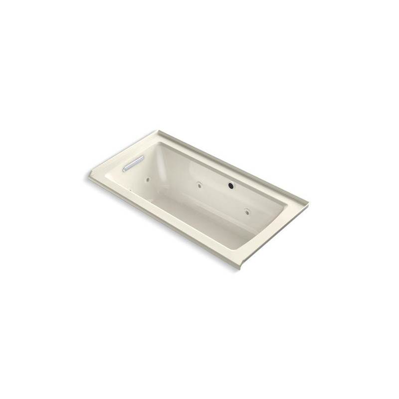 Archer® 60'' x 30'' alcove whirlpool bath with Bask® heated surface-shop