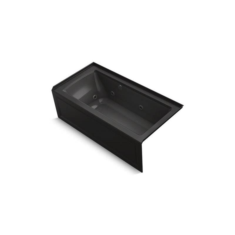 Archer® 60'' x 30'' alcove whirlpool bath with Bask® heated surface, integral apr-related