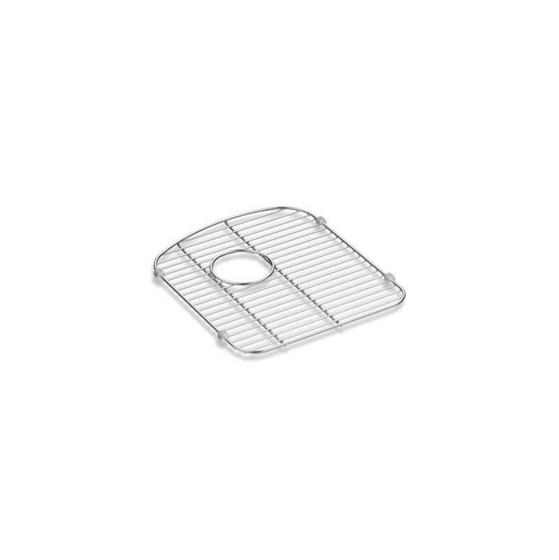 Langlade® Stainless steel sink rack, 13-1/2'' x 15-1/4'', for right-hand bowl-shop