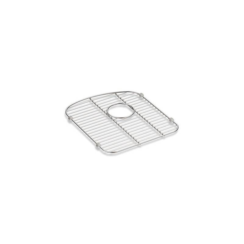 Langlade® Stainless steel sink rack, 13-1/2'' x 15-3/8'', for left-hand bowl-shop
