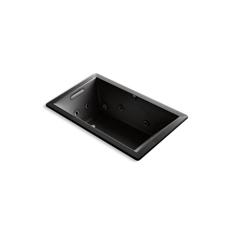 Underscore® 60'' x 36'' heated whirlpool bath with end drain-shop