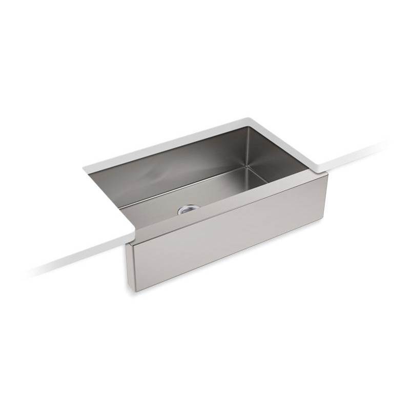 Strive® 35-1/2'' undermount single-bowl farmhouse kitchen sink-shop