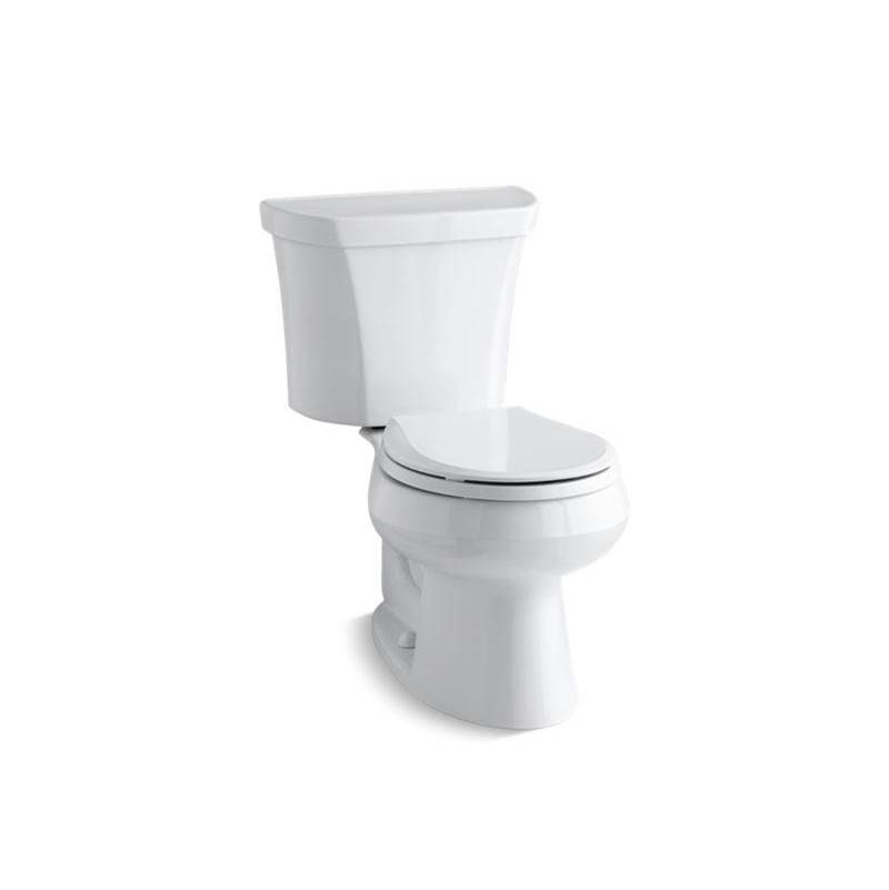 Wellworth® Two-piece round-front dual-flush toilet with right-hand trip lever-shop