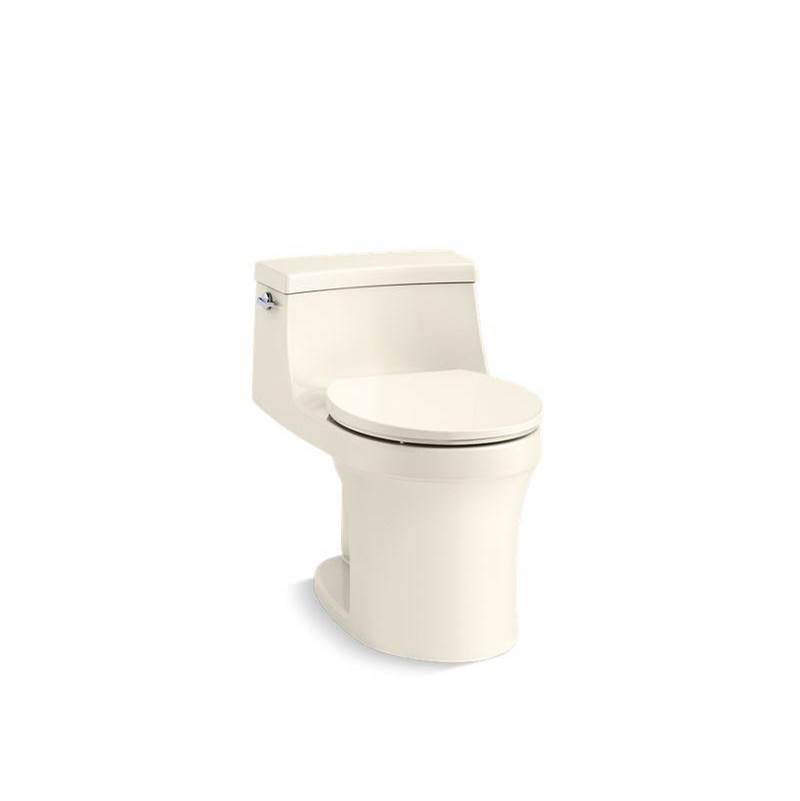 San Souci® One-piece round-front 1.28 gpf toilet with slow-close seat-shop