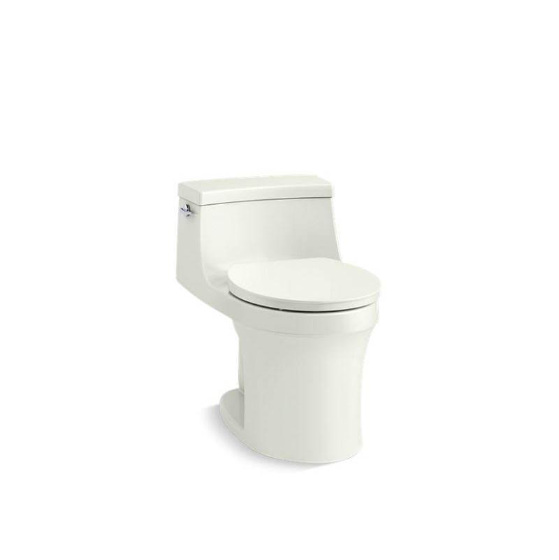 San Souci® One-piece round-front 1.28 gpf toilet with slow-close seat-shop