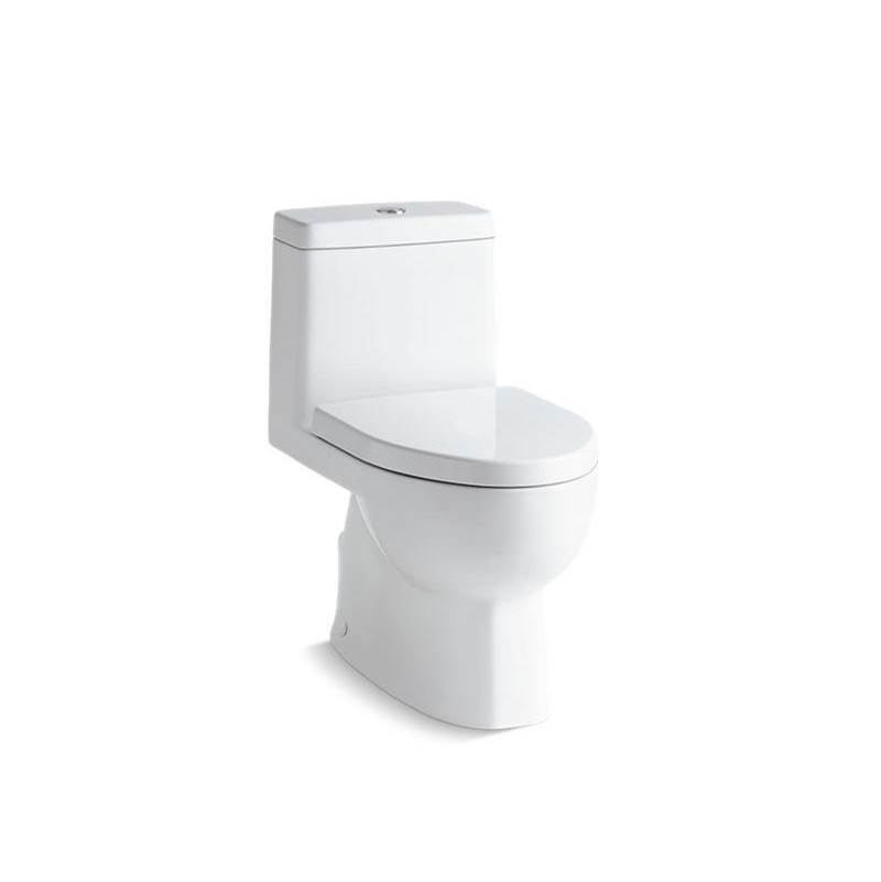 Reach® One-piece compact elongated dual-flush toilet with slow-close seat-shop