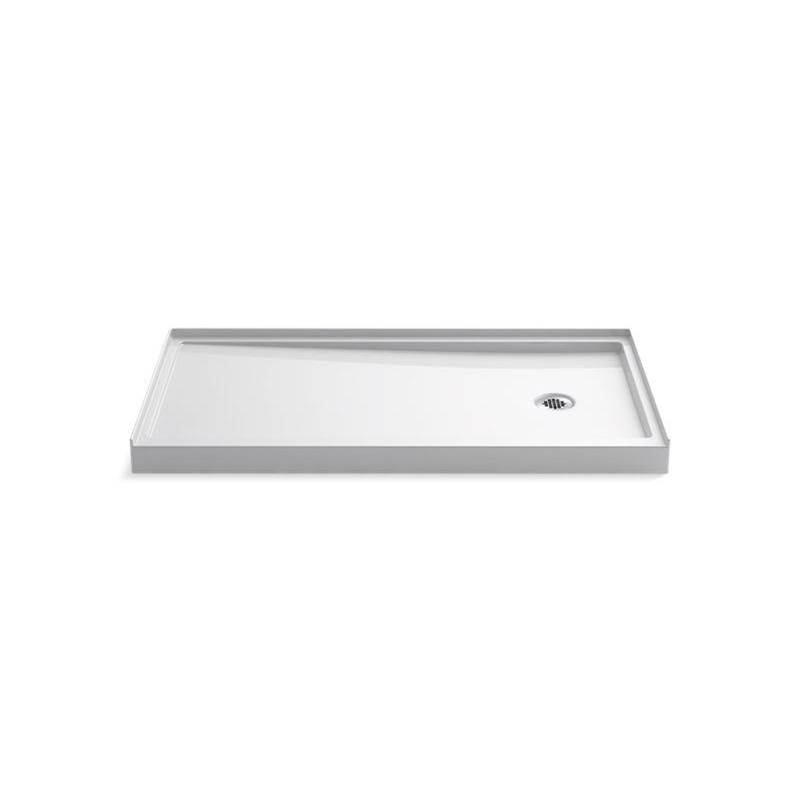 Rely® 60'' x 32'' single-threshold shower base with right-hand drain-shop