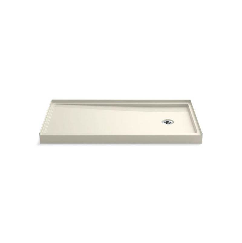 Rely® 60'' x 32'' single-threshold shower base with right-hand drain-related
