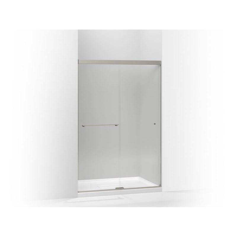 Revel® Sliding shower door, 70'' H x 44-5/8 - 47-5/8'' W, with 1/4'' thick Crysta-related