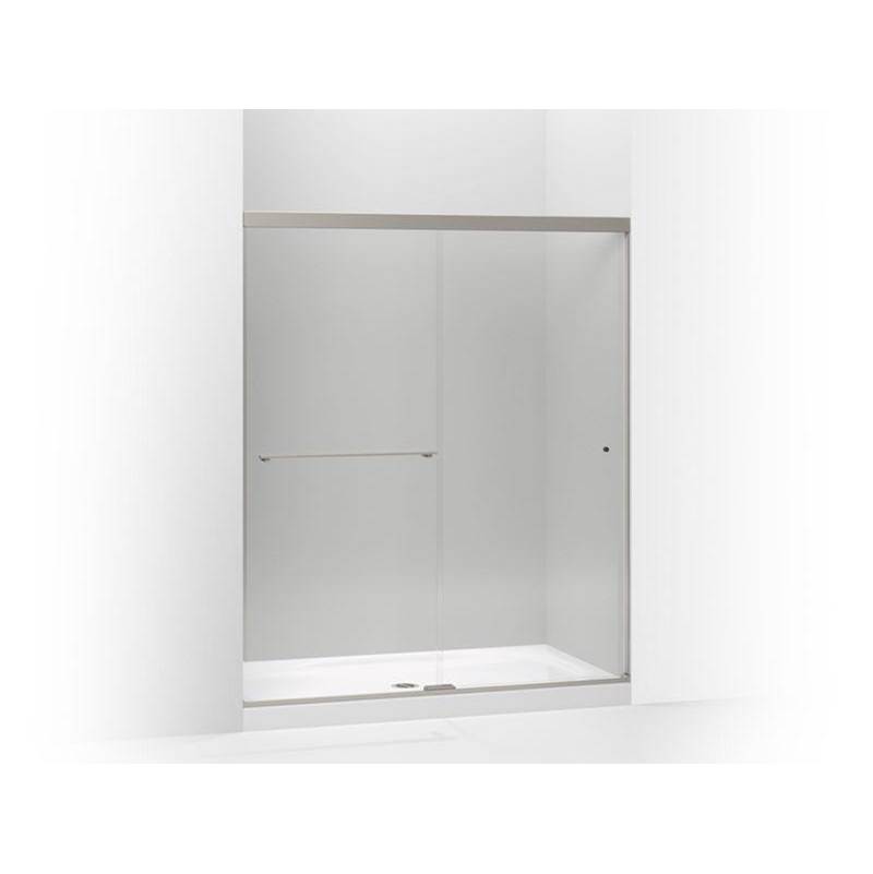 Revel® Sliding shower door, 70'' H x 56-5/8 - 59-5/8'' W, with 1/4'' thick Crysta-shop