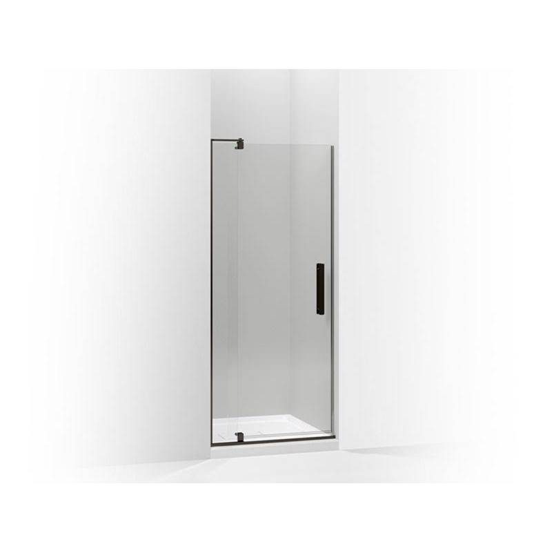 Revel® Pivot shower door, 74'' H x 27-5/16 - 31-1/8'' W, with 5/16'' thick Crysta-related