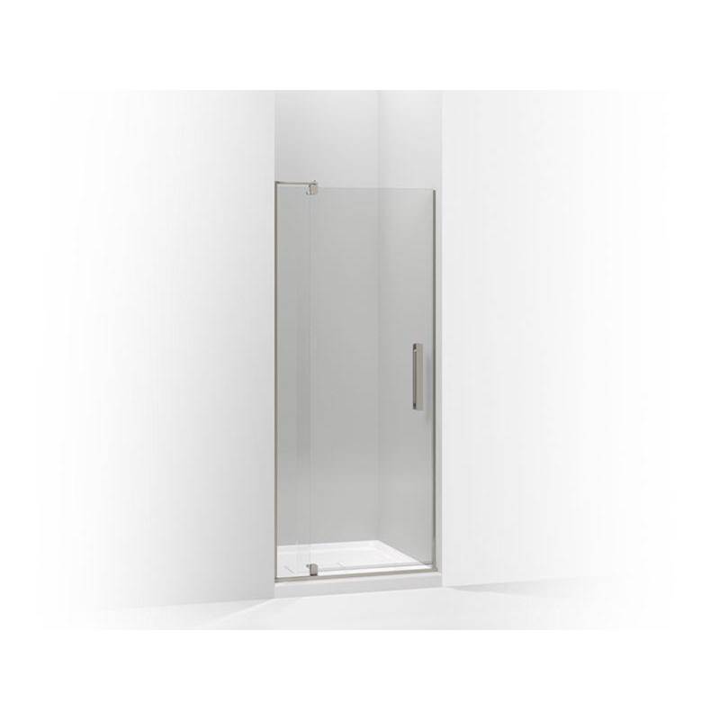 Revel® Pivot shower door, 70'' H x 27-5/16 - 31-1/8'' W, with 1/4'' thick Crystal-related