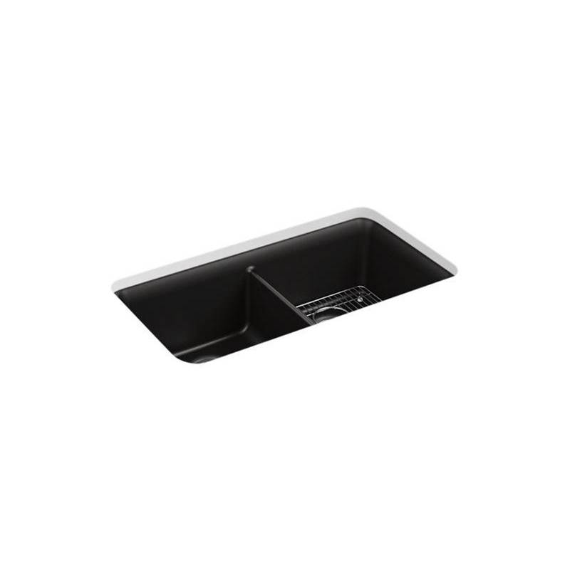 Cairn® 33-1/2'' undermount double-bowl kitchen sink-shop