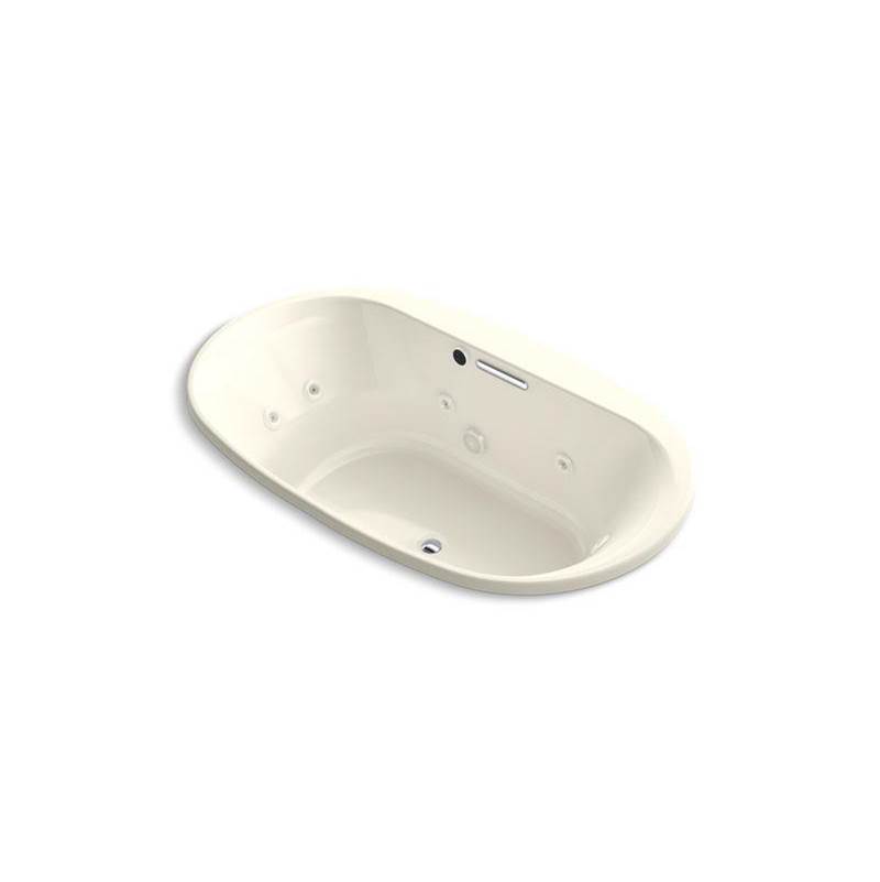 Underscore® 72'' x 42'' heated whirlpool bath with center drain-shop