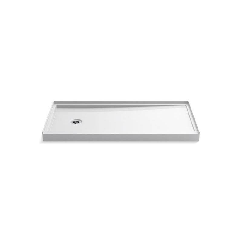 Rely® 60'' x 30'' single-threshold shower base with left-hand drain-shop