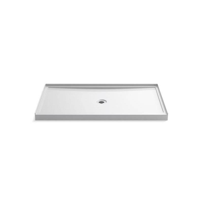 Rely® 60'' x 34'' alcove shower base, center drain-shop