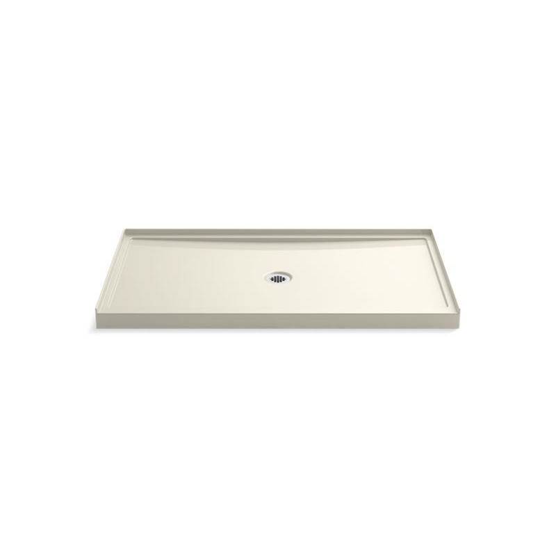 Rely® 60'' x 34'' alcove shower base, center drain-shop