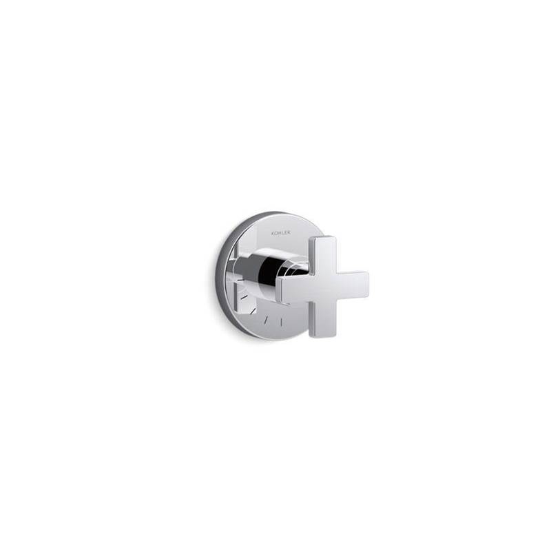 Composed® MasterShower® volume control valve trim with cross handle-shop