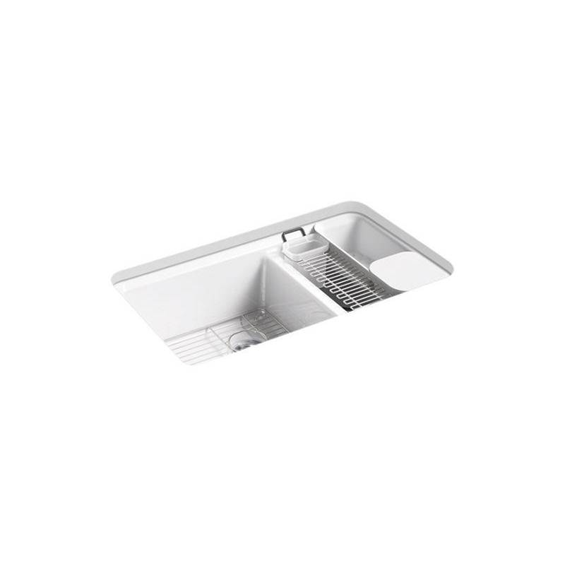Riverby® 33'' undermount double-bowl workstation kitchen sink-shop