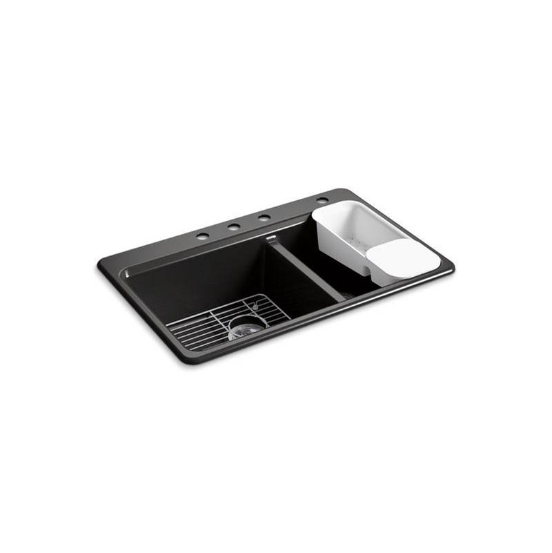 Riverby® 33'' top-mount double-bowl workstation kitchen sink-shop