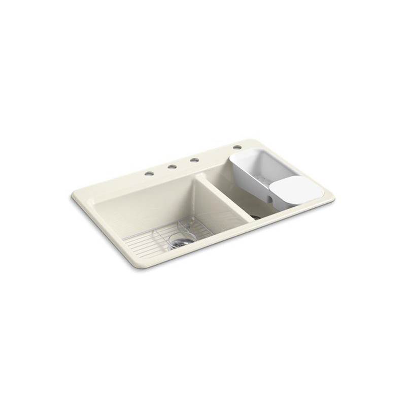 Riverby® 33'' top-mount double-bowl workstation kitchen sink-shop