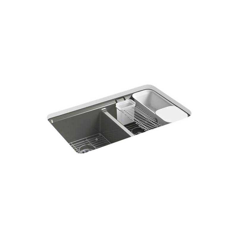 Riverby® 33'' undermount double-bowl workstation kitchen sink-shop