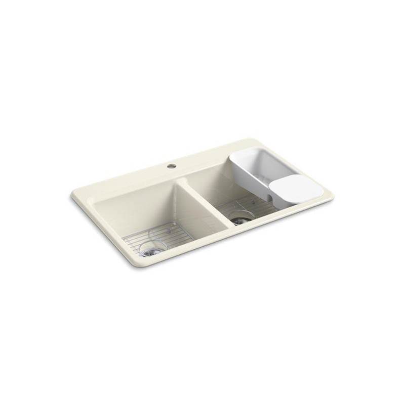 Riverby® 33'' top-mount double-bowl workstation kitchen sink-shop