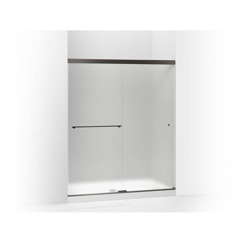 Revel® Sliding shower door, 70'' H x 56-5/8 - 59-5/8'' W, with 1/4'' thick Froste-shop