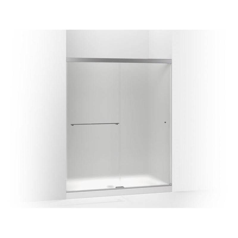 Revel® Sliding shower door, 76'' H x 56-5/8 - 59-5/8'' W, with 5/16'' thick Frost-related