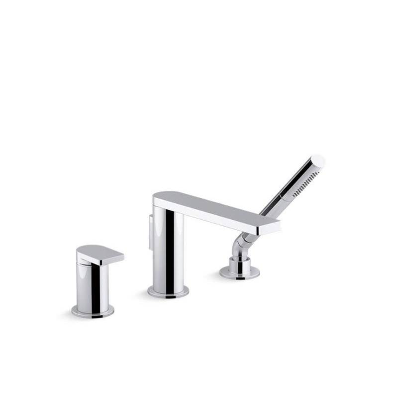 Composed® Deck-mount bath faucet with handshower-related