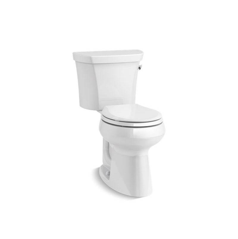 Highline® Two-piece round-front 1.28 gpf chair height toilet with right-hand trip-shop