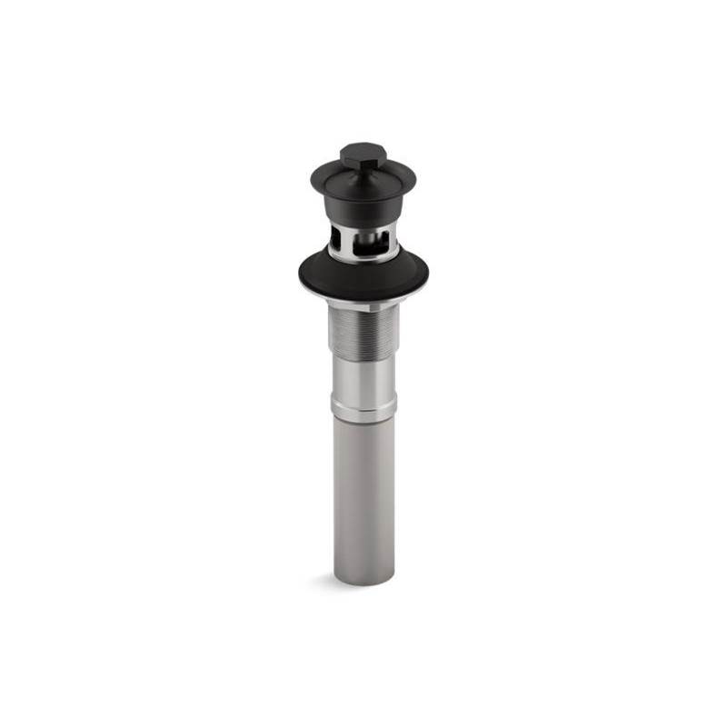 Bathroom Sink Drain With Overflow And Non-Removable Metal Stopper-shop