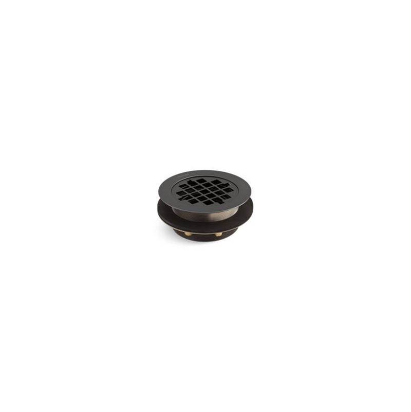 Round shower drain for use with plastic pipe, gasket included-shop