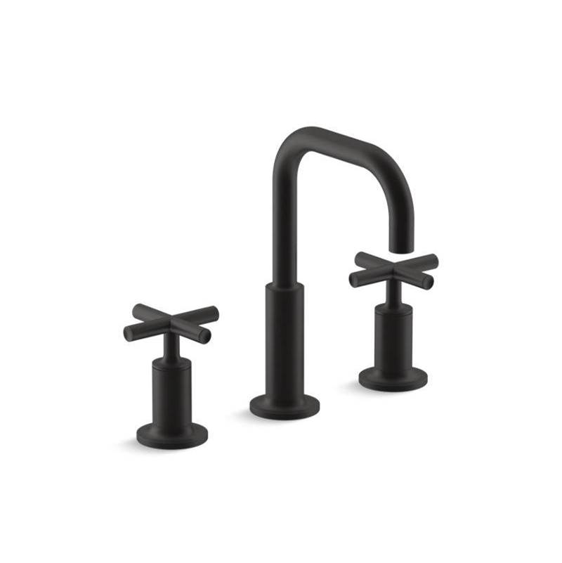 Purist® Widespread bathroom sink faucet with cross handles, 1.2 gpm-shop