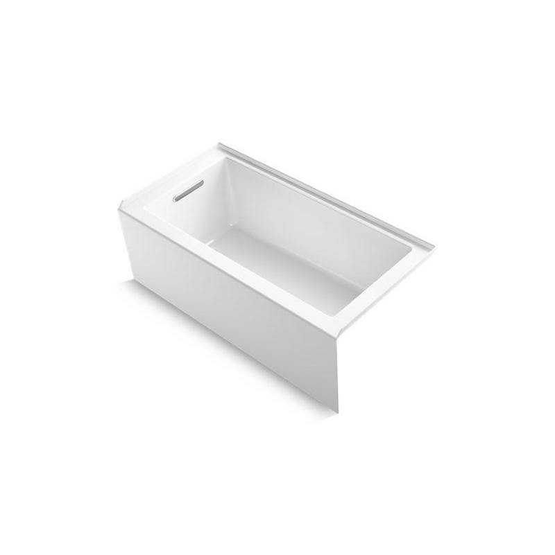 Underscore® 60'' x 30'' alcove bath with integral apron, integral flange and left-shop