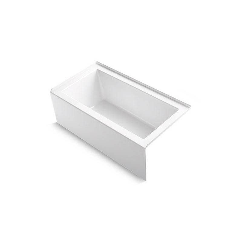 Underscore® 60'' x 32'' alcove bath with integral apron, integral flange, and rig-shop