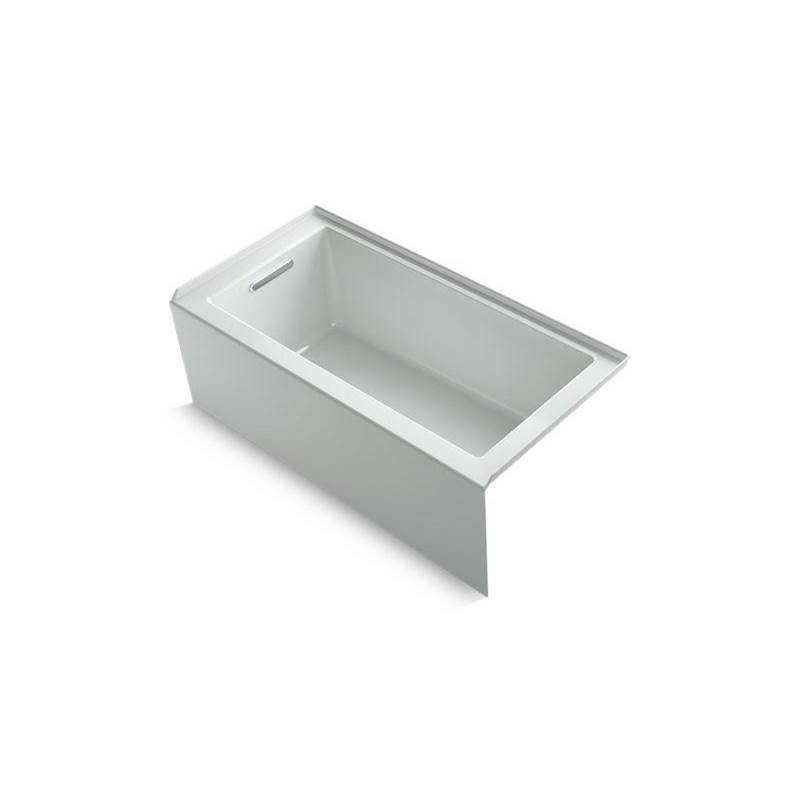 Underscore® 60'' x 30'' alcove bath with integral apron, integral flange and left-related