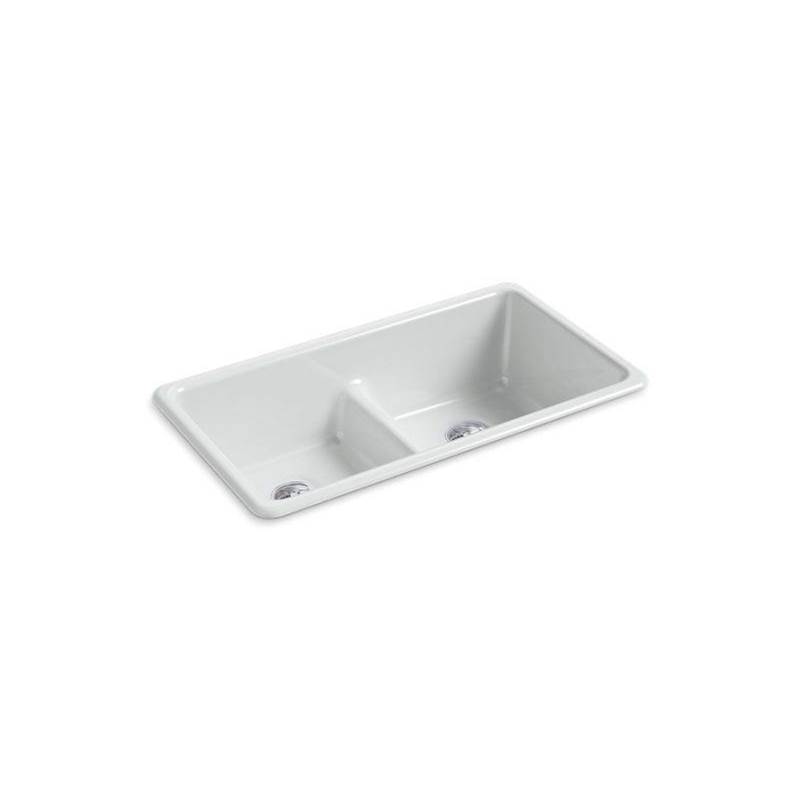 Iron/Tones® 33'' x 18-3/4'' x 9-5/8'' Smart Divide® top-mount/undermount double-e-related