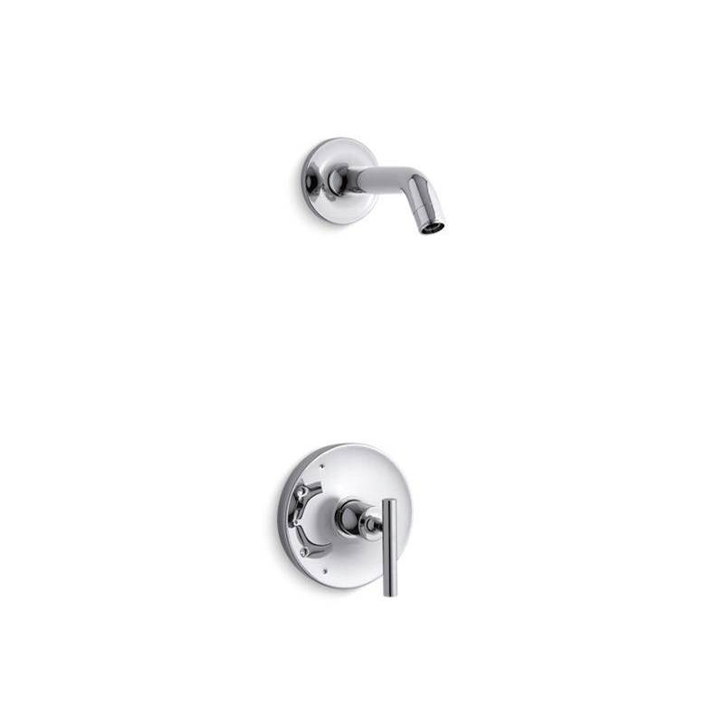 Purist® Rite-Temp® shower valve trim with lever handle, less showerhead-shop