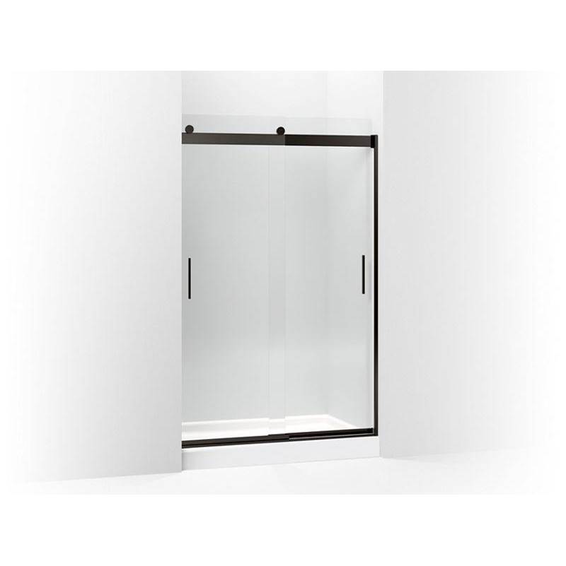 Levity® Sliding shower door, 74'' H x 43-5/8 - 47-5/8'' W, with 1/4'' thick Cryst-shop