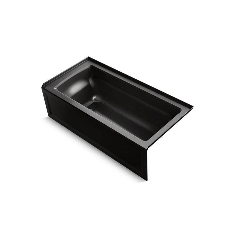 Archer® 66'' x 32'' three-side integral flange bath with right-hand drain-related