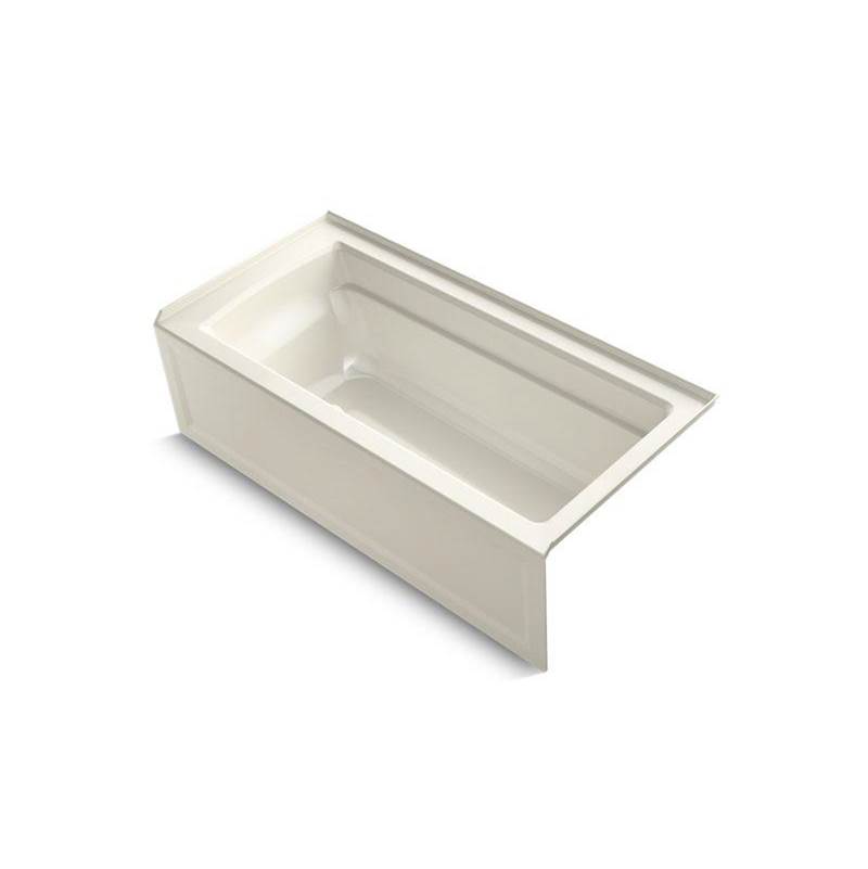Archer® 66'' x 32'' three-side integral flange bath with right-hand drain-related