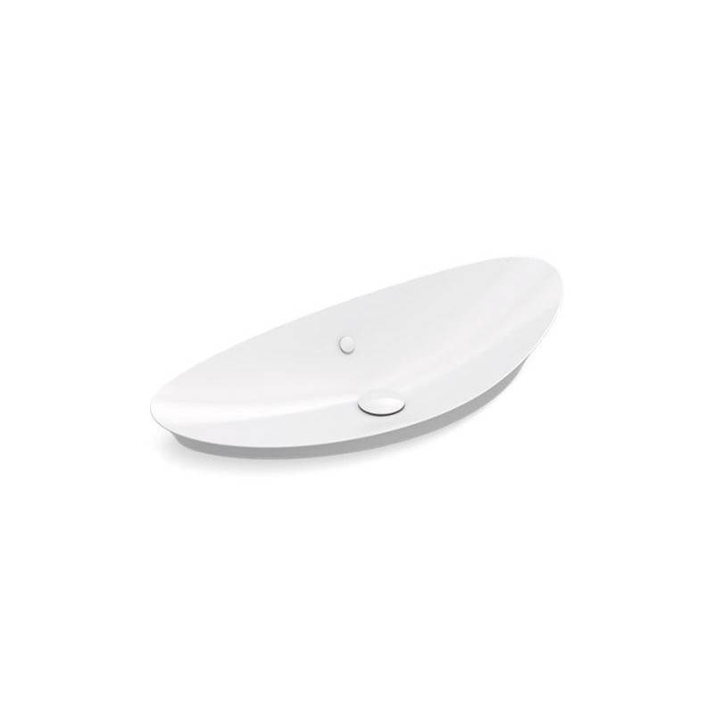 Veil™ 38-1/2'' oval semi-recessed vessel bathroom sink-related